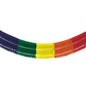 The PAPSTAR large room garland made of flame-retardant paper (10 m) from PAPSTAR GmbH is a colorful party decoration in a rainbow design and comes individually packed in a bag.