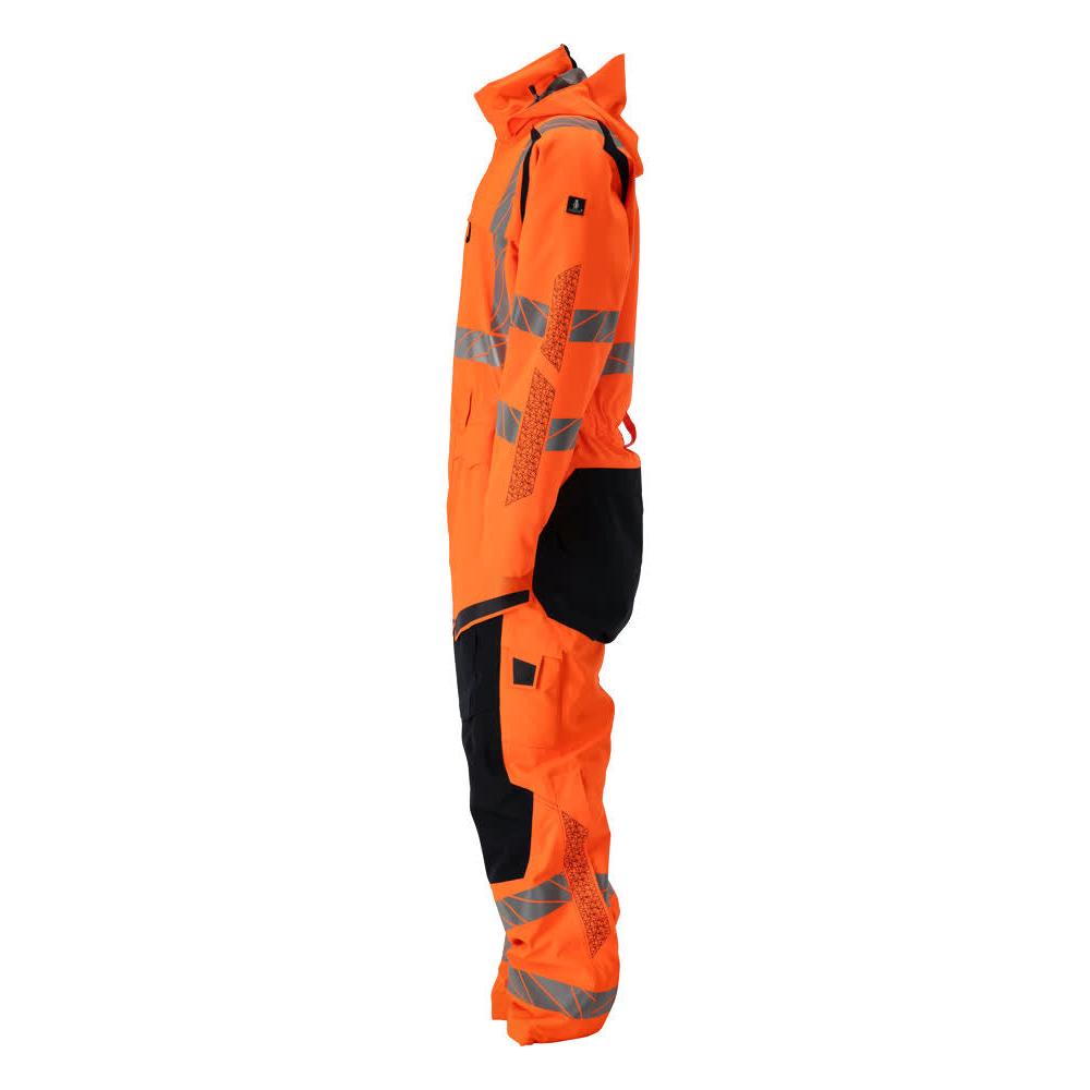 Winter overall CLIMASCOT®, light winter combination, hi-vis orange/black-blue