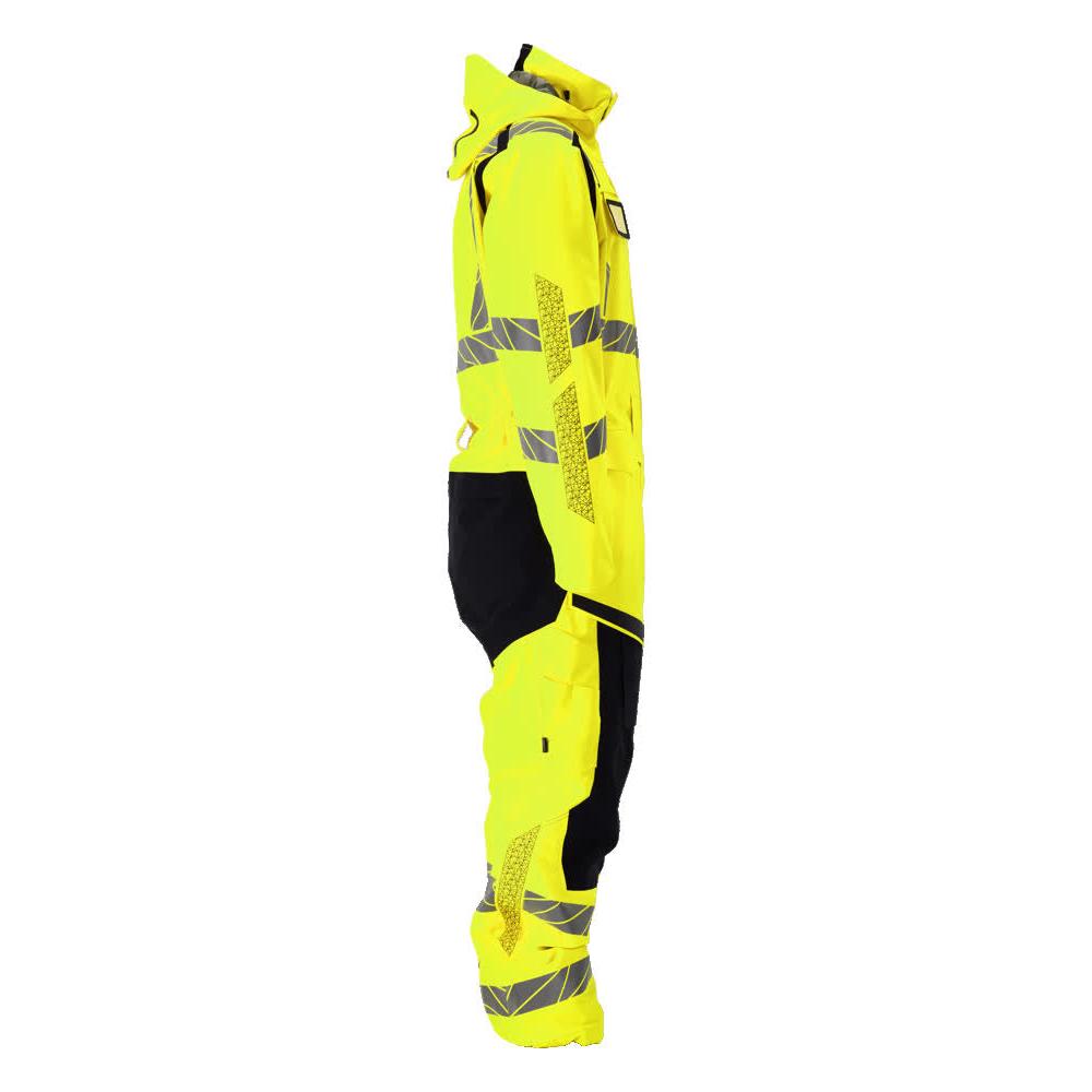 Winter overall CLIMASCOT®, light winter combination, hi-vis yellow/black