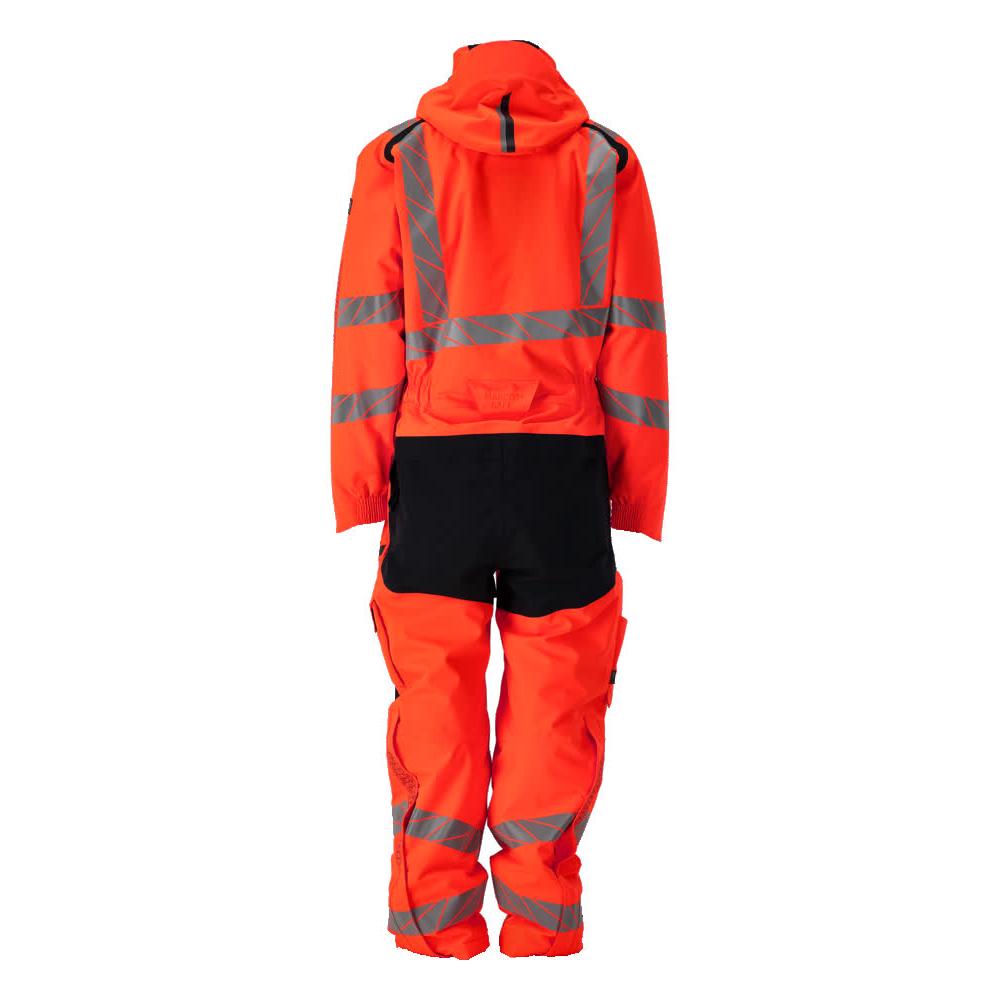 Winter overall CLIMASCOT®, light winter combination, hi-vis red/dark anthracite