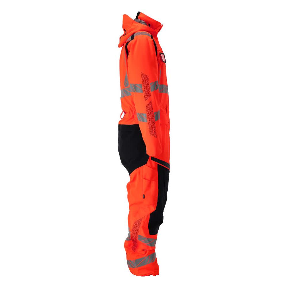 Winter overall CLIMASCOT®, light winter combination, hi-vis red/dark anthracite
