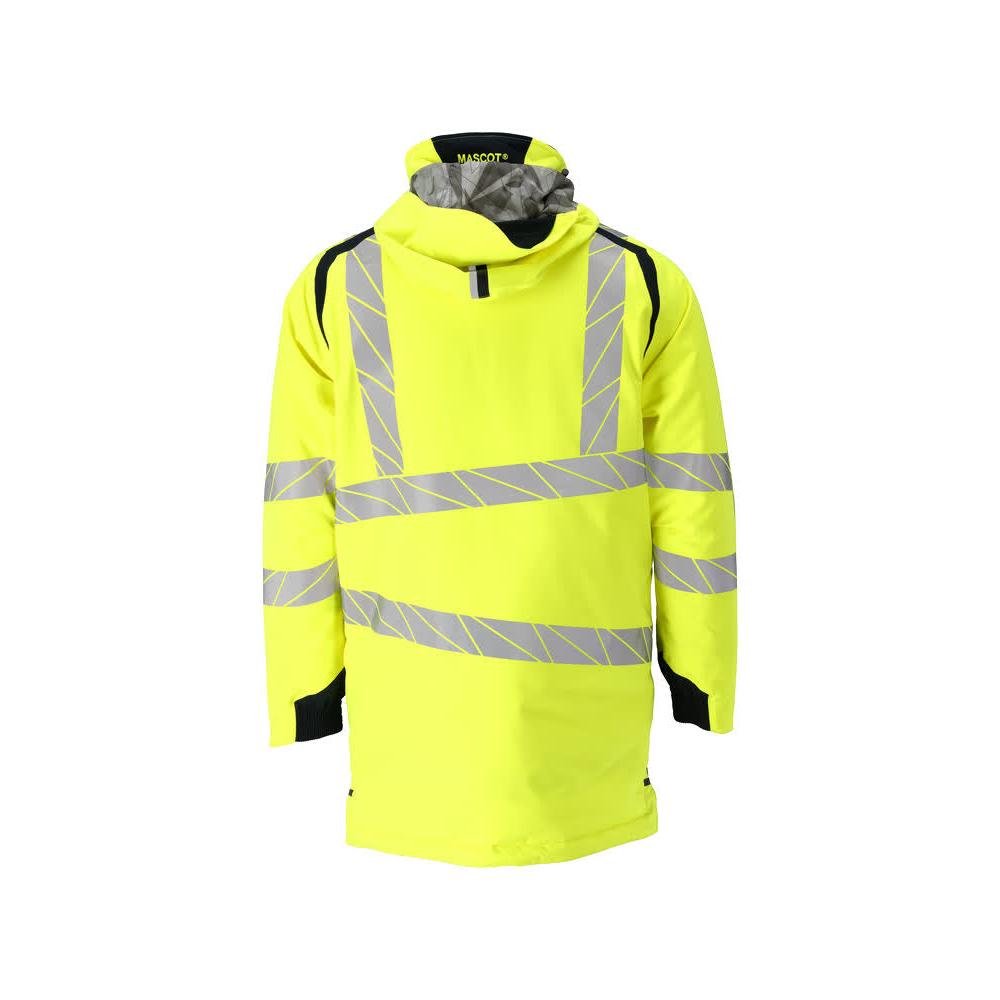 Parka CLIMASCOT® lining, light weight parka, hi-vis yellow/black-blue