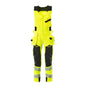 Combination trousers, hanging pockets, ULTIMATE STRETCH combination trousers, hi-vis yellow/black