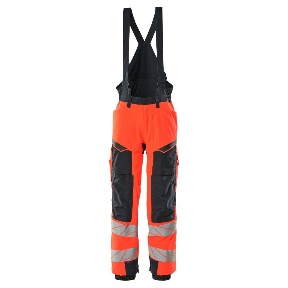 Winter trousers with knee pockets, CLIMASCOT® winter trousers