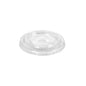 The flat lid with cross slot from Duni GmbH made of transparent rPET fits all 350, 470, and 590 ml cups - sustainable cup lid in a pack of 50, ideal for environmentally conscious enjoyment.