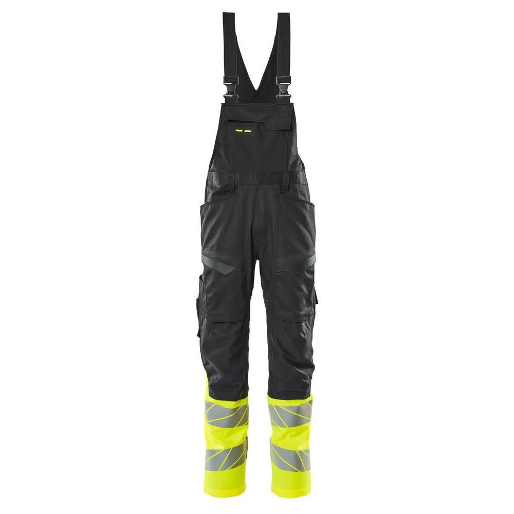 Dungarees, knee pockets, stretch inserts dungarees