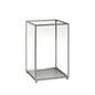 The glass candle holder, 220x140 mm from Duni GmbH, impresses with its silver-colored, elegant design and transparent sides - a classy gift for any occasion. The package contains 1 piece.