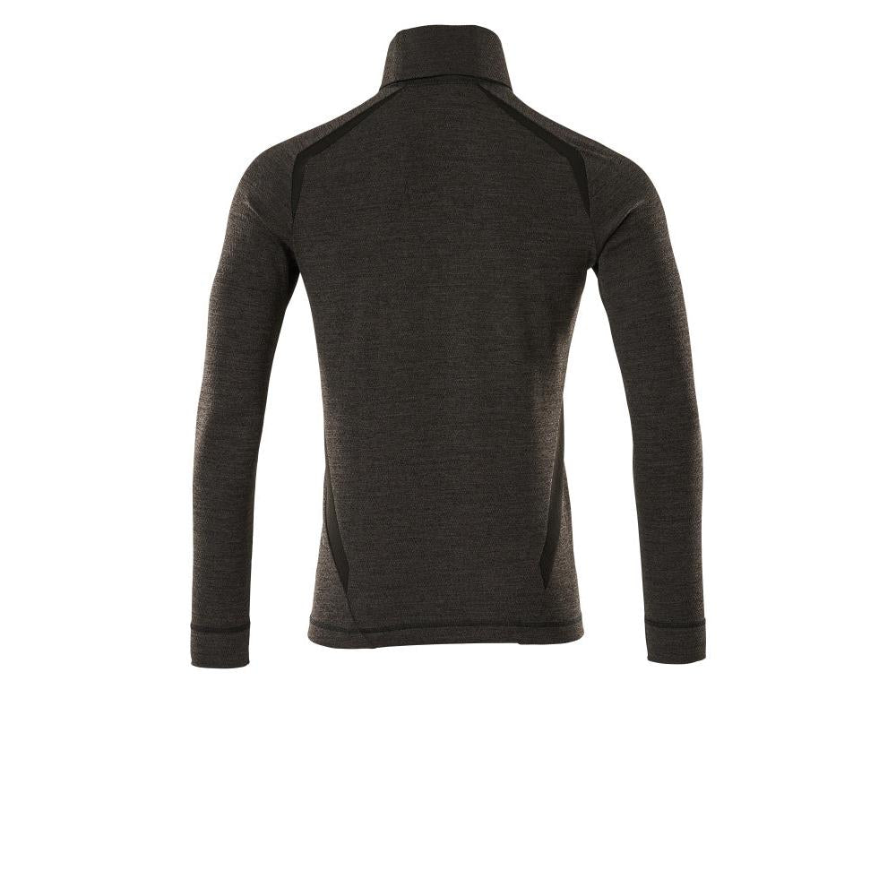 Functional undershirt, light weight functional undershirt, dark anthracite/black