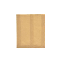 A Duni GmbH Ovenbarg large paper brown coated paper napkin (170x40x200 mm) from a pack of 500 lies flat on a white background.