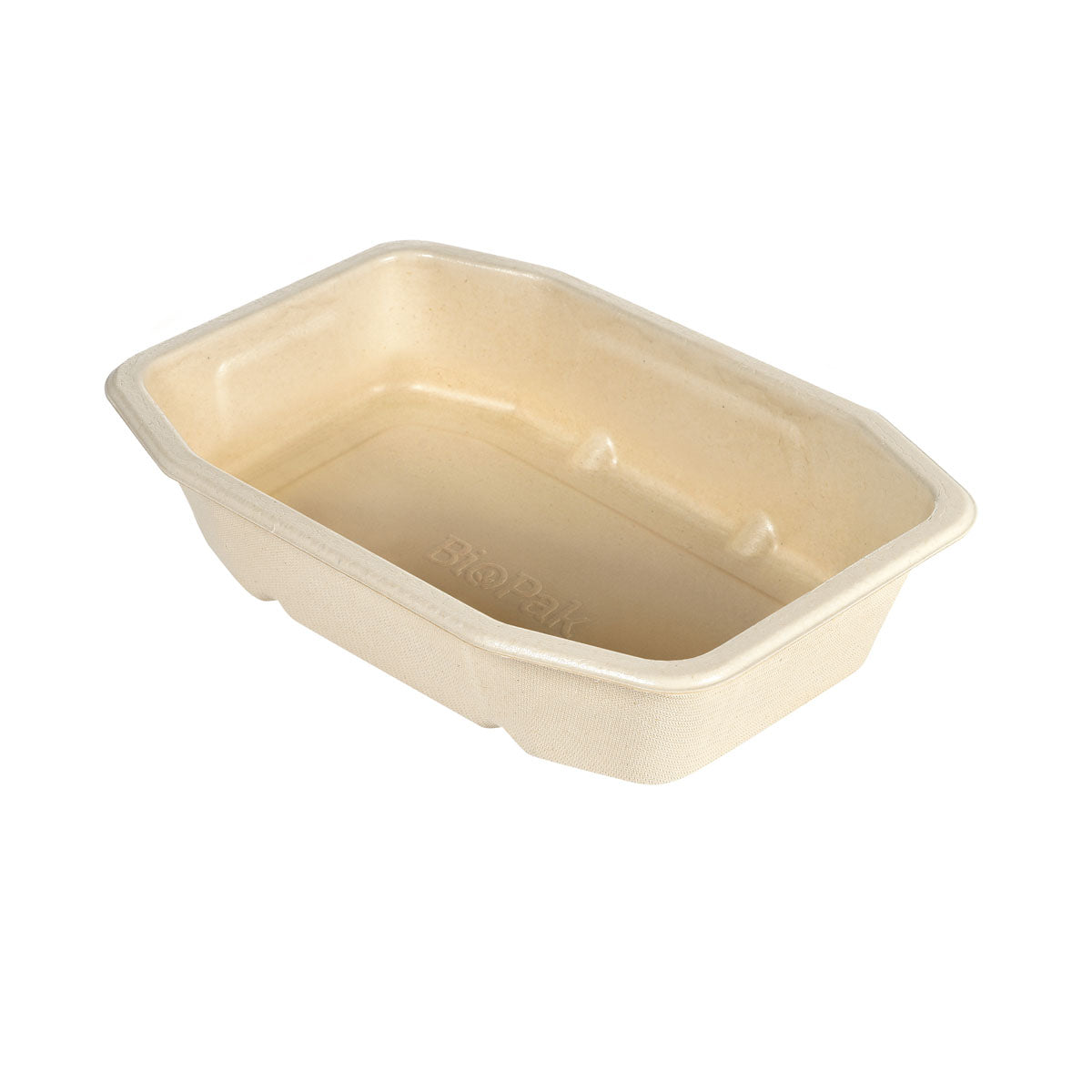 Die HMR Fibretray/PE 1-comp (215x148x40 mm) von Duni GmbH ist eine braune, beschichtete Bagasse-Einwegschale mit erhöhten Rändern - kompostierbar, nachhaltig und ideal für umweltfreundlichen Genuss. Packung: 320 Stück.