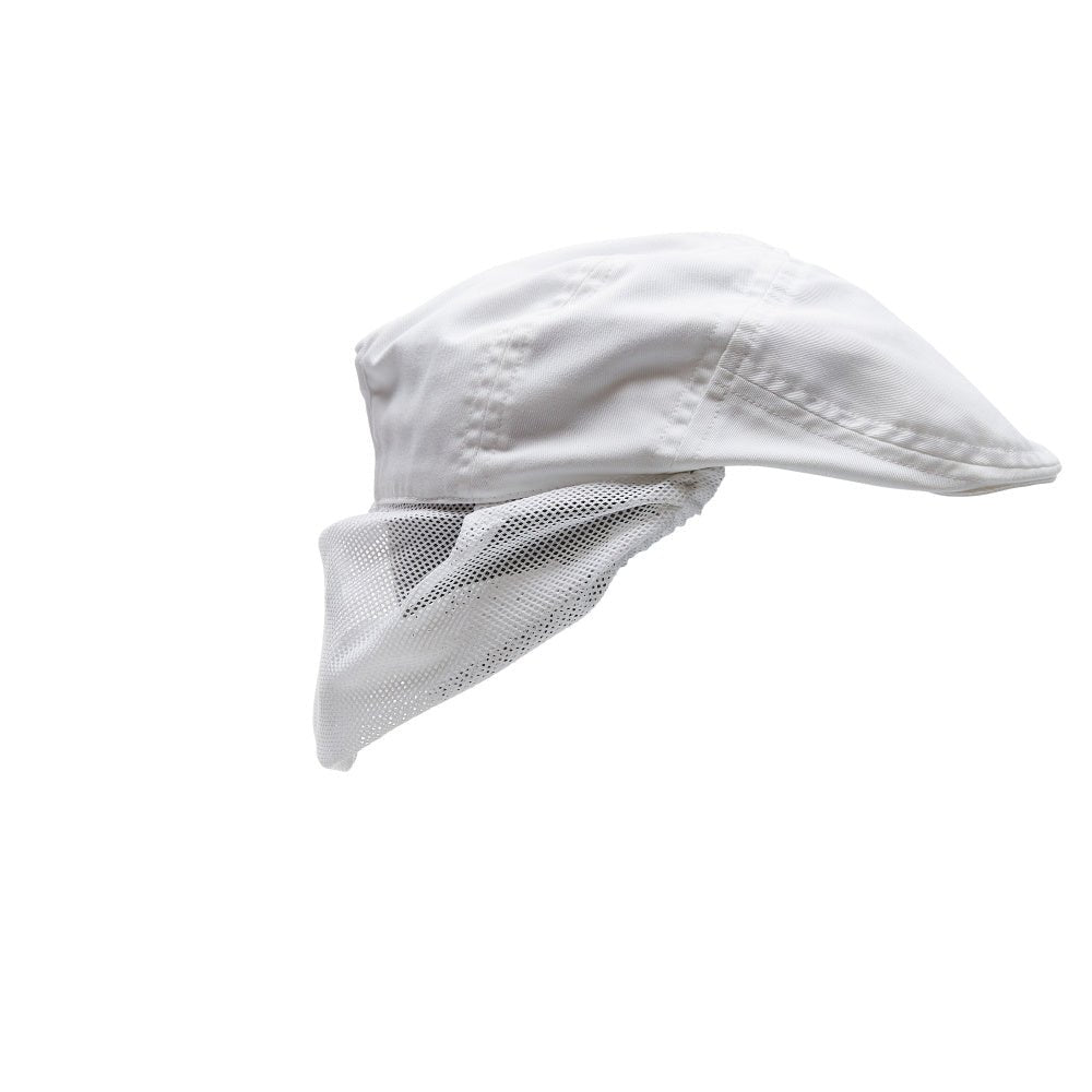 Flat cap with hairnet Flat caps, white