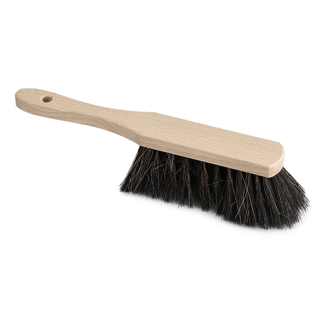 The Nölle Profi-Bürste industrial hand brush 28 cm with light wooden handle with hanging hole and dark 30/70 natural hair mix bristles is a practical and stylish cleaning solution from Nölle Profi Brush Bürsten- & Pinseltechnik e.K.