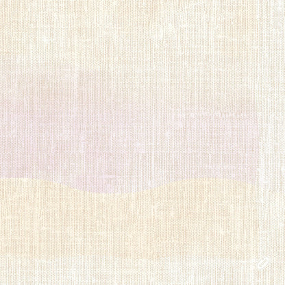 Beige and cream-colored, textured background with delicate, pastel pink and yellow waves reminiscent of linen. A small label at the bottom right - ideal for Duni GmbH classic napkins 40 x 40 cm 4-ply, embossed 1/4 fold.