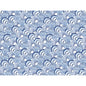 A dense blue-white shell pattern with detailed lines adorns the Duni GmbH paper placemats 30x40 cm Tide - High-quality table decoration, pack (250 pieces), perfect for the stylishly set table.
