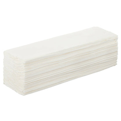 A rectangular stack of WypAll® L40 PowerClean cleaning cloths from Kimberly-Clark GmbH (pop-up box, white, 9 boxes x 90 cloths | carton) is neatly arranged on a white background.