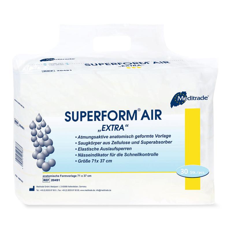 Superform® incontinence pad
