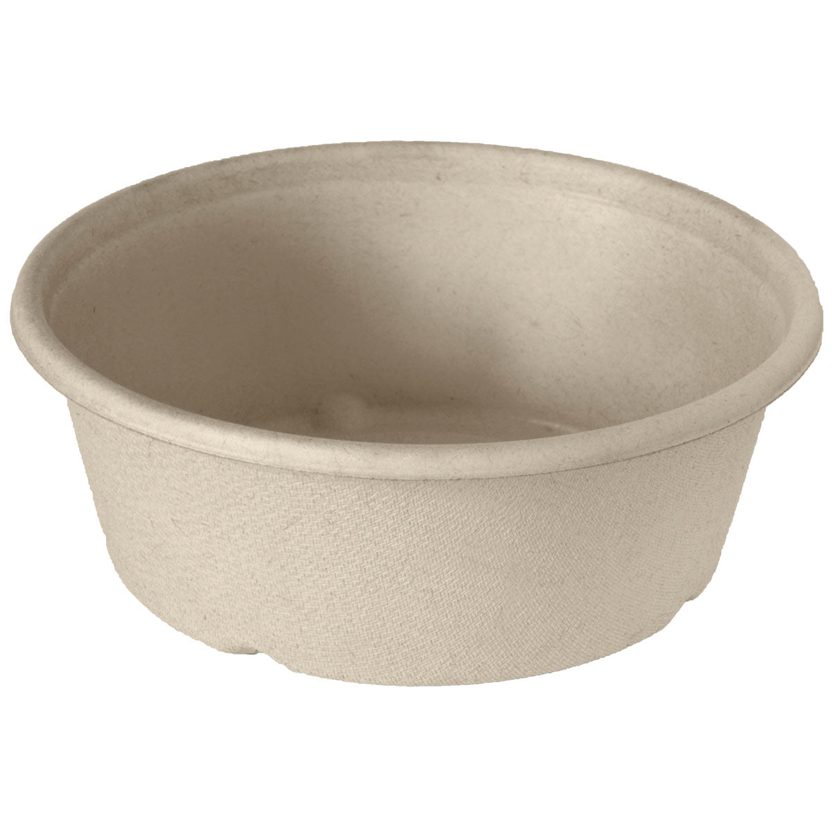 The Duni GmbH Classic Bowl 600 ml, coated with Brown Bagasse BAT/PLA (154x154x56), is delivered in a pack of 40. Made from biodegradable material, it offers an eco-friendly packaging and is depicted on a white background.