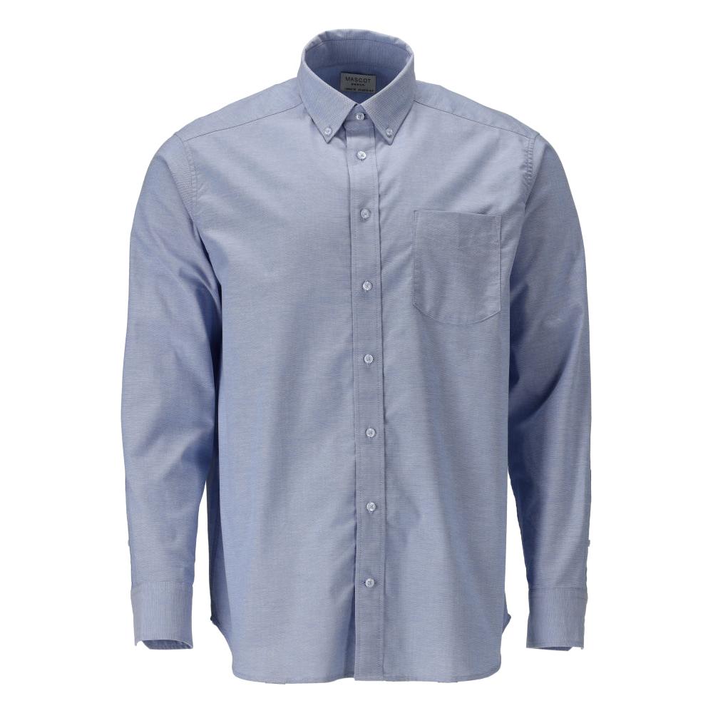 Shirt, classic fit, stretch, light blue