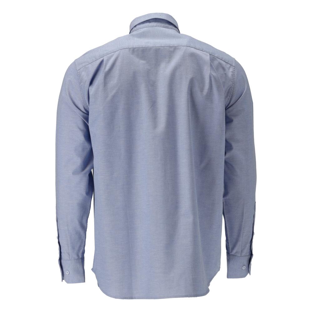 Shirt, classic fit, stretch, light blue