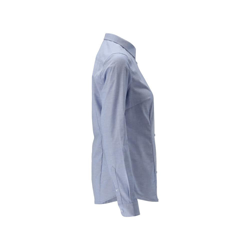Shirt, modern women's fit, stretch women's blouse, light blue