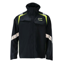 Softshell Jacket Multisafe softshell jacket, black blue/hi-vis yellow