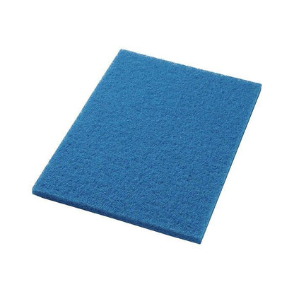 The Twister Pad Blue – rectangular by Diversey Deutschland GmbH & Co. OHG is a rectangular, blue cleaning pad with a textured surface, ideal for cleaning stone floors. It is depicted on a white background with straight edges.