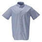 Shirt, classic fit, stretch, light blue