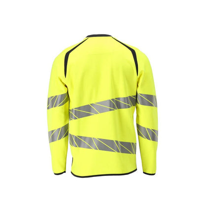 Sweatshirt, modern fit Sweatshirt Multisafe, hi-vis yellow/black-blue