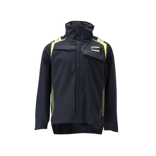 Hard Shell Jacket Jacket Multisafe, black blue/hi-vis yellow