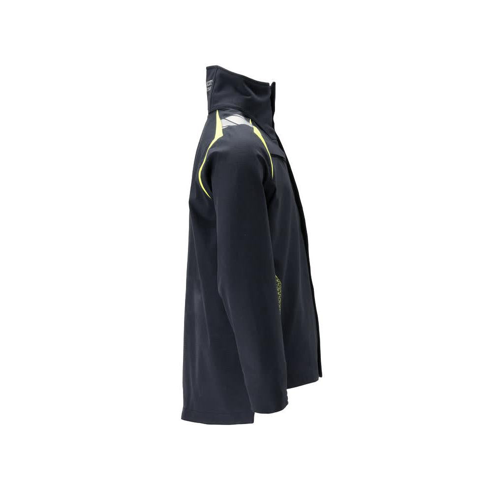 Hard Shell Jacket Jacket Multisafe, black blue/hi-vis yellow