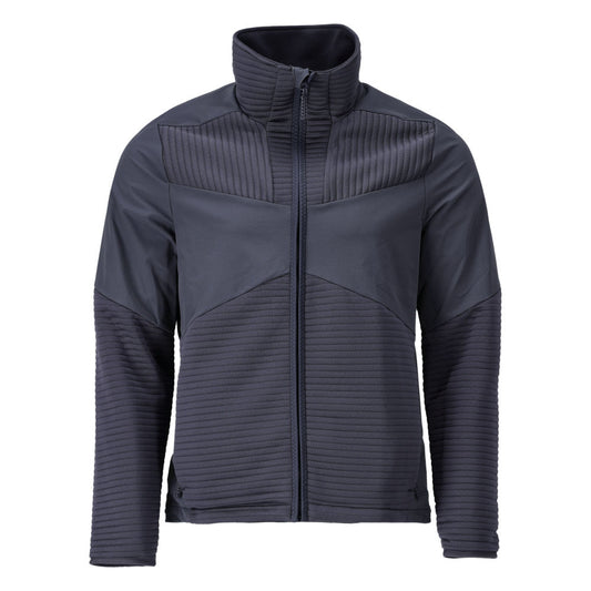 Fleece sweater with zip, microfleece jacket lining