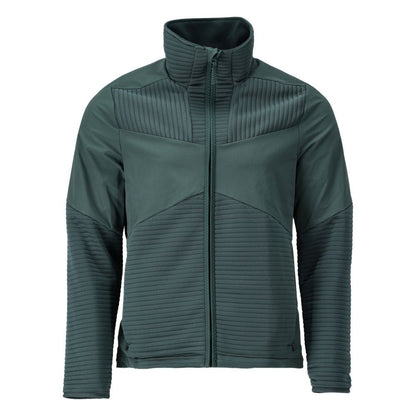 Fleece sweater with zip, microfleece jacket lining