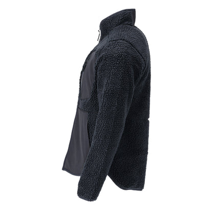 Fiber fur jacket with zipper Fiber fur jacket