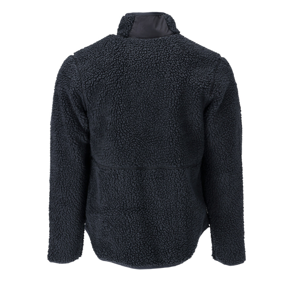 Fiber fur jacket with zipper Fiber fur jacket