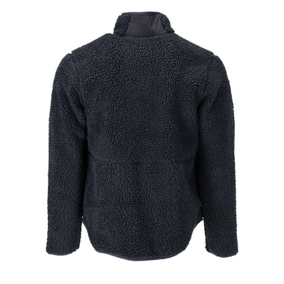 Fiber fur jacket with zipper Fiber fur jacket