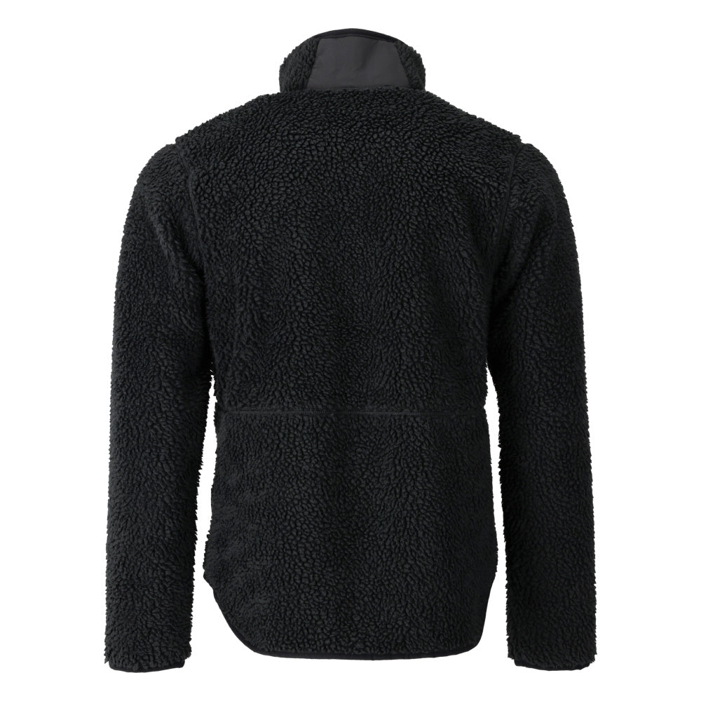 Fiber fur jacket with zipper Fiber fur jacket