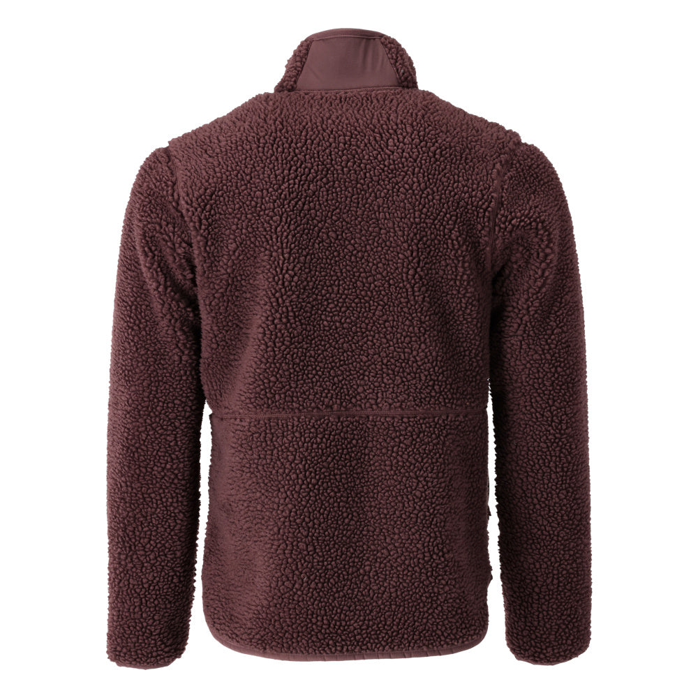 Fiber fur jacket with zipper Fiber fur jacket