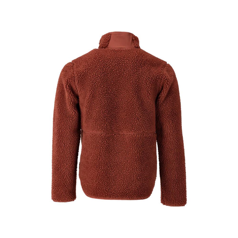 Fiber fur jacket with zipper Fiber fur jacket