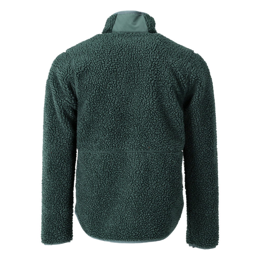 Fiber fur jacket with zipper Fiber fur jacket