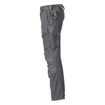 Pants with knee pockets, ULTIMATE STRETCH pants, anthracite gray