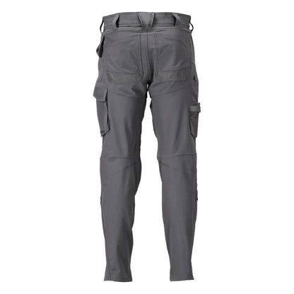 Pants with knee pockets, ULTIMATE STRETCH pants, anthracite gray