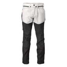 Trousers with knee pockets trousers, white/anthracite grey