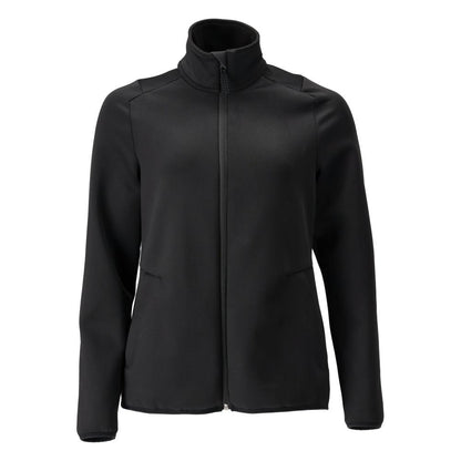 Fleece pullover with zip, women's microfleece jacket