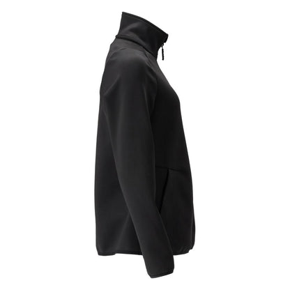 Fleece pullover with zip, women's microfleece jacket