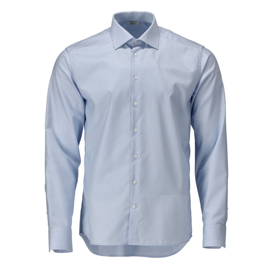 Shirt, modern fit, light blue/white
