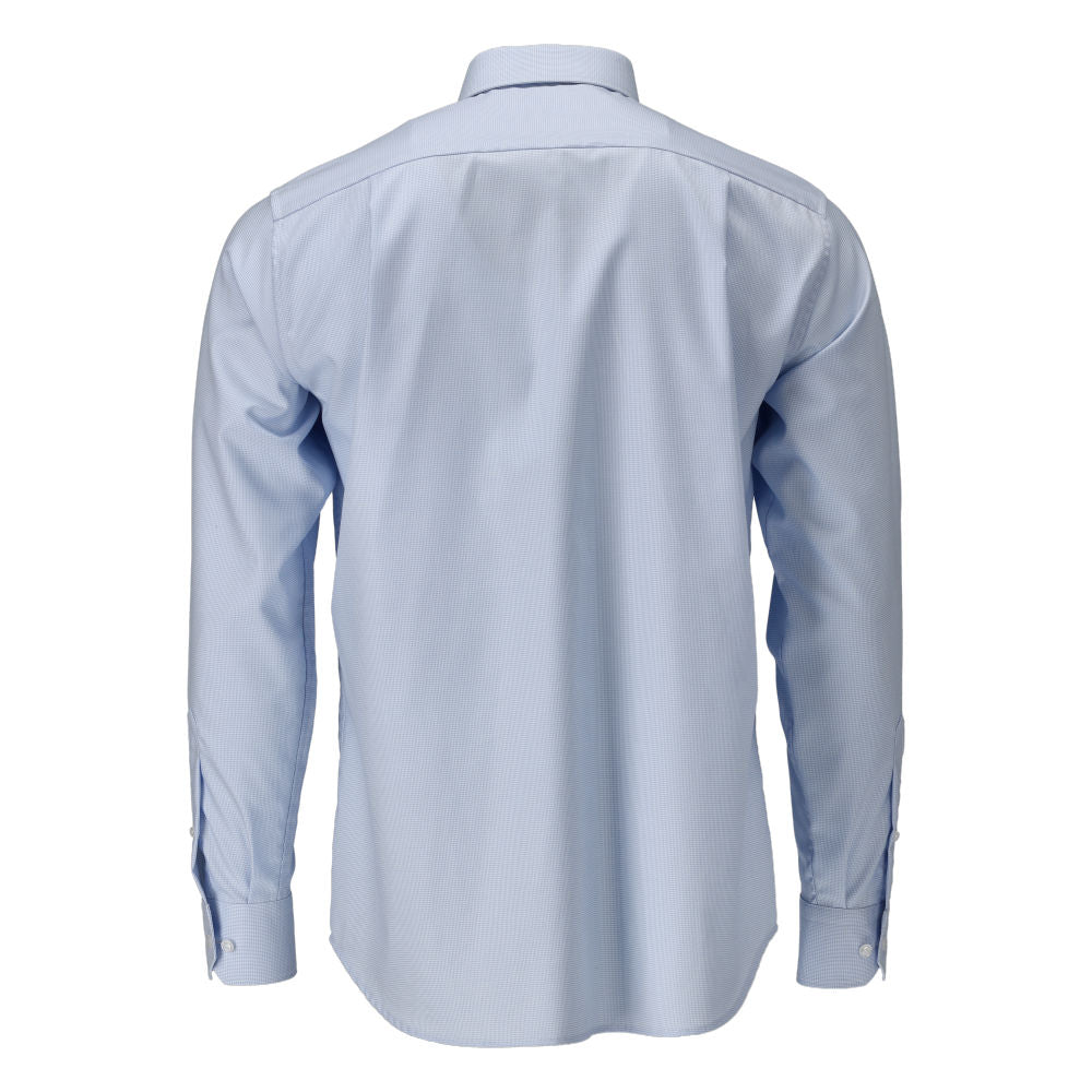 Shirt, modern fit, light blue/white