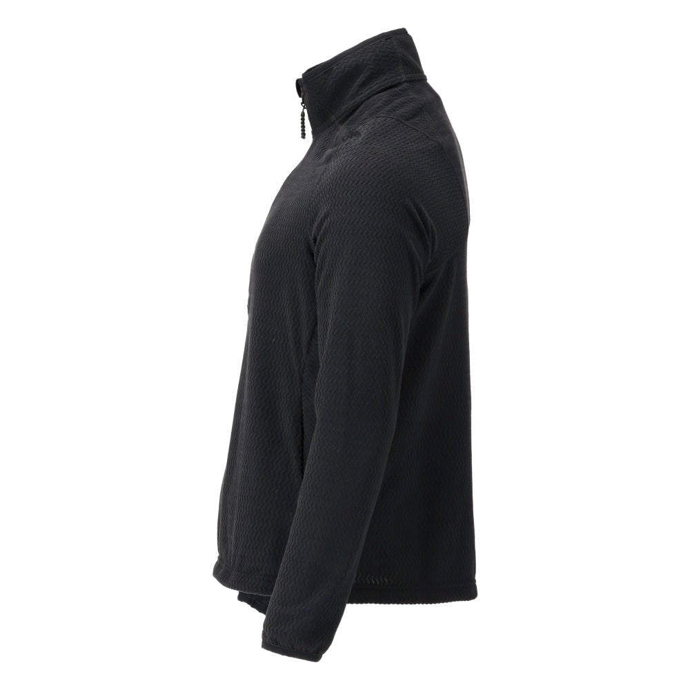 Microfleece sweater with short zipper microfleece jacket