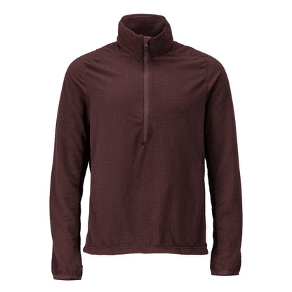 Microfleece sweater with short zipper microfleece jacket