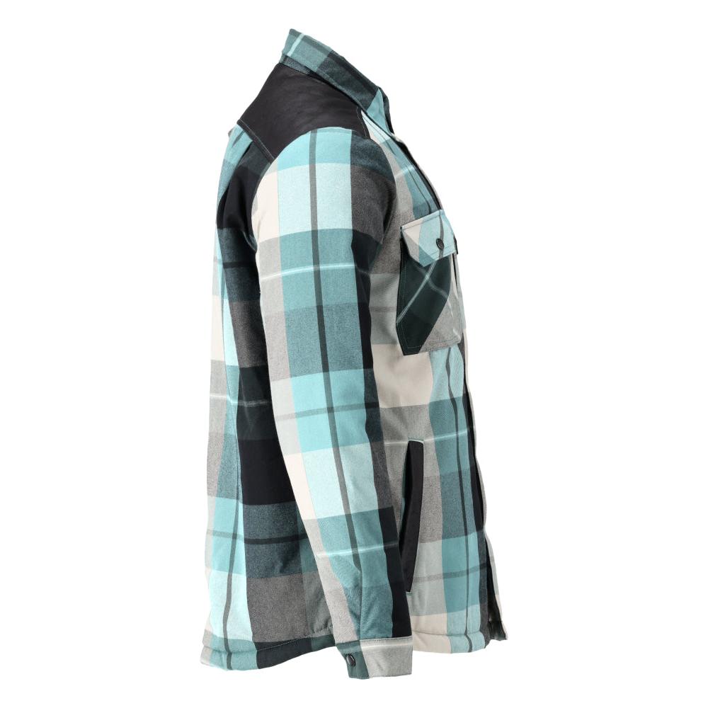 Shirt, checked, fiber fur lining, thermal shirt