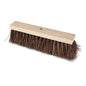 The Nölle Profi-Besen street broom Piassava (40 cm, flat wood, 5x18 rows) is ideal for outdoor sweeping with its densely packed, stiff brown bristles and central handle hole. Brand: Nölle Profi Pinsel Brush & Paintbrush Technology e.K.